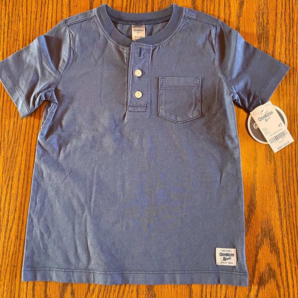 Garment died Henley tshirt